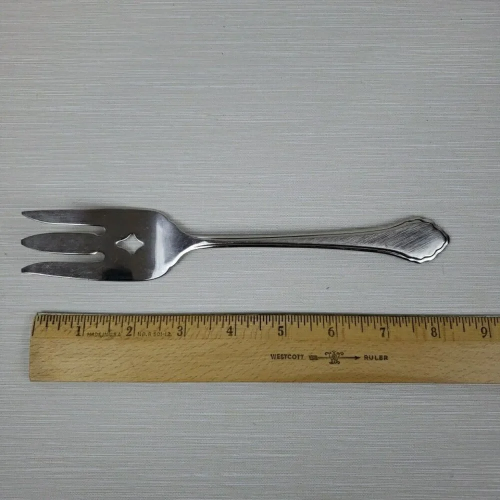 Oneida Roger Deluxe Summer Mist Autumn Glow Serving Fork, Butter Knife Stainless